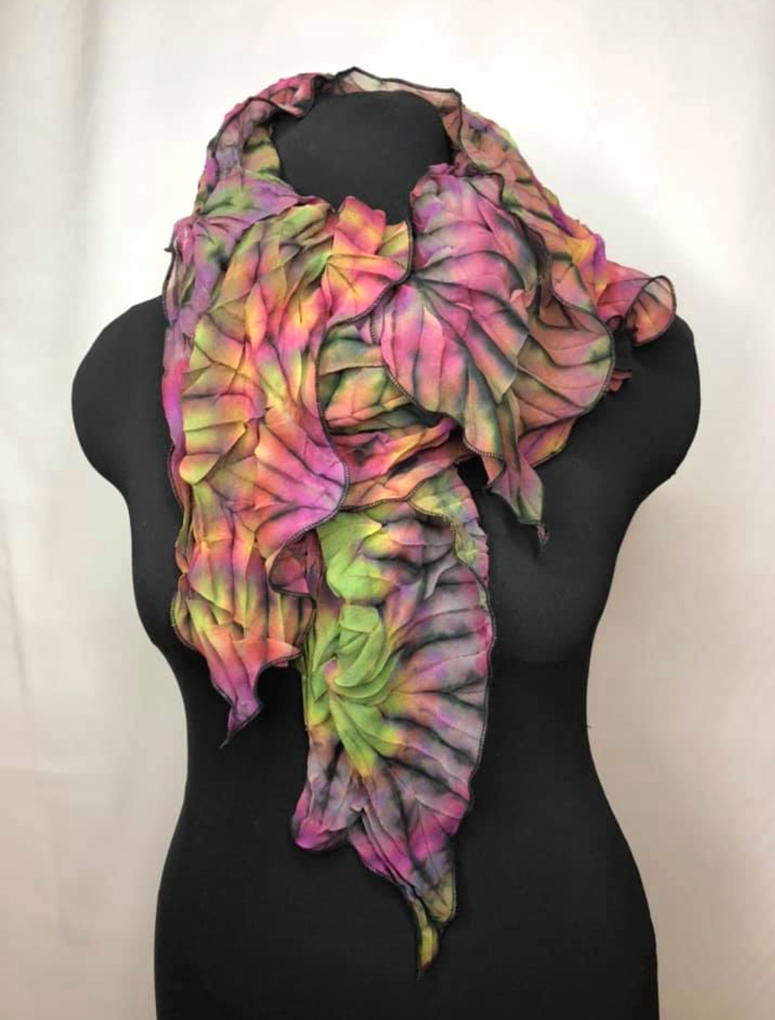 Member artwork - Folded Shibori Scarf